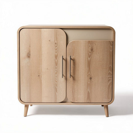 Mueble auxiliar de madera de pino en color natural 80 x 40 x 90cm